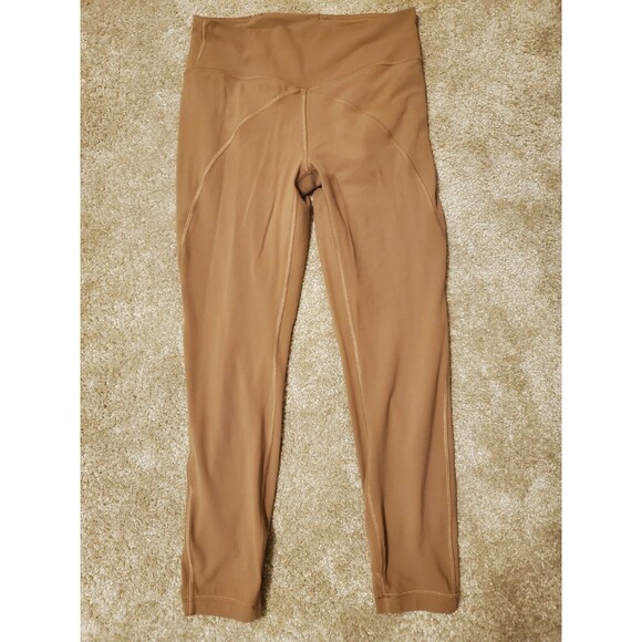 Lululemon get centered high rise tight 25” in nude brown - Picture 3 of 5